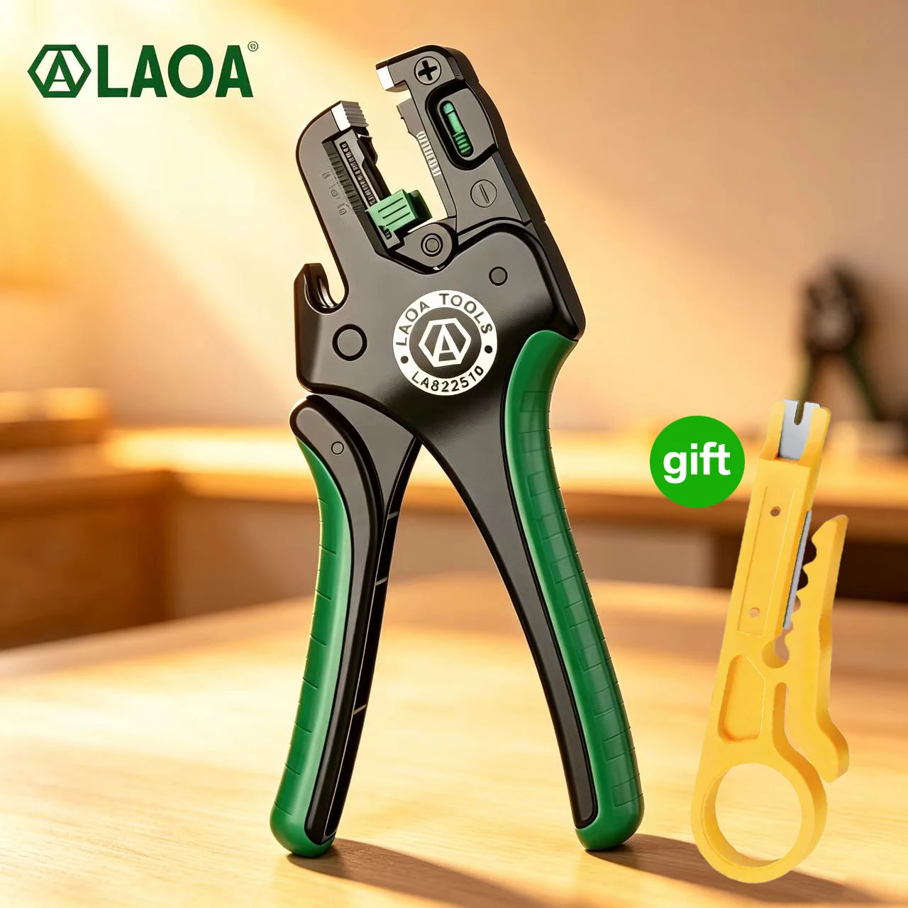 LAOA automatic wire stripper, multi-function, fast and adjustable wire drawing and cutting pliers, electrician's pliers