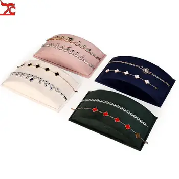 Armband Horloge Display Houder Sieraden Teller Display Props Ketting Opbergrek Kussen Vormige Sieraden Display Stand