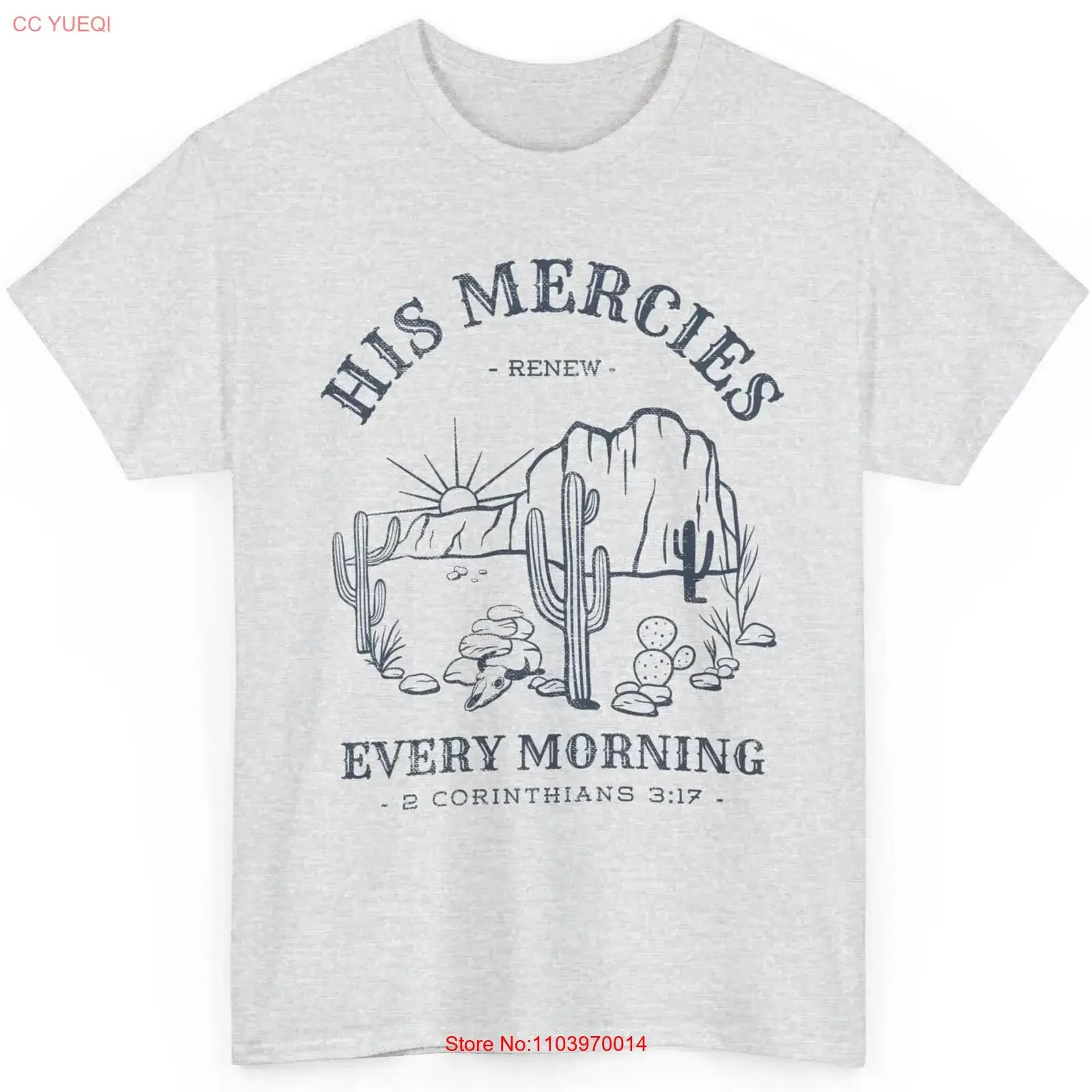 As mercies são novas cada manhã cristã t camisa 2 corinthianos 3 17 versículo da bíblia inspirador baseado em fé design do deserto macio