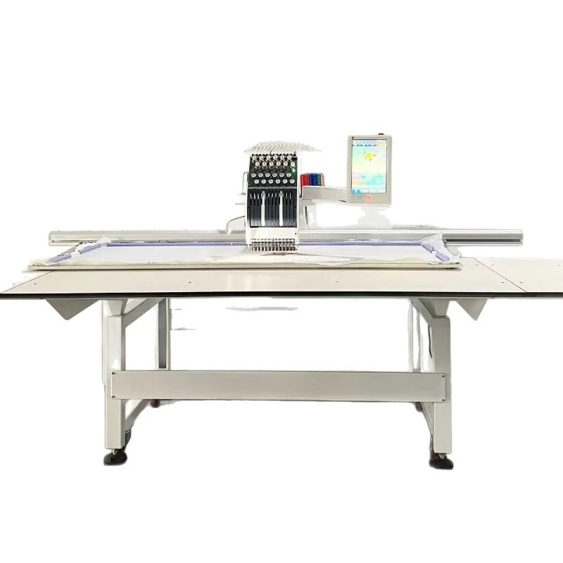 Single head 12-pin electronic control large area 70 * 150 industrial embroidery machine