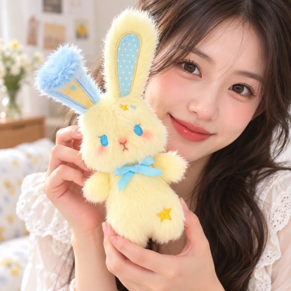 Soft Rabbit Plush Keychain Miniature Size Premium Cotton Fluffy Bunny Pendant Lightweight Multi Colors Kawaii Plush Pendant