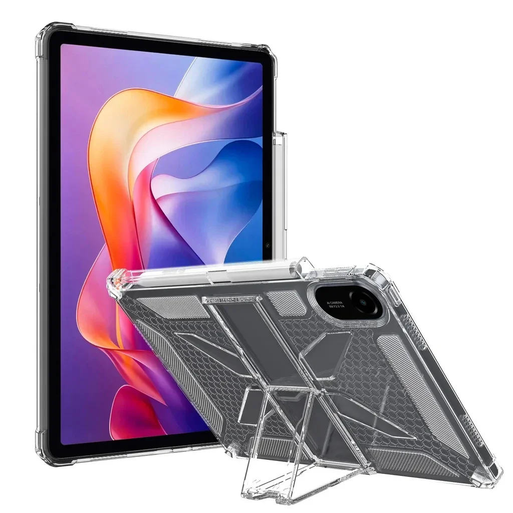 

Case For Xiaomi Redmi Pad 2 2025 11 inch with Pencil Holder Air-bags Protection Capa Funda For Redmi Pad2 11" Cover