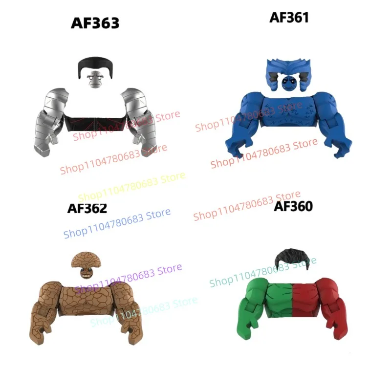 

MOC Building Blocks 7cm Mini Figure AF360 AF363 Assembly Model Ornament Anime TV Character Toy Holiday Gift Collection