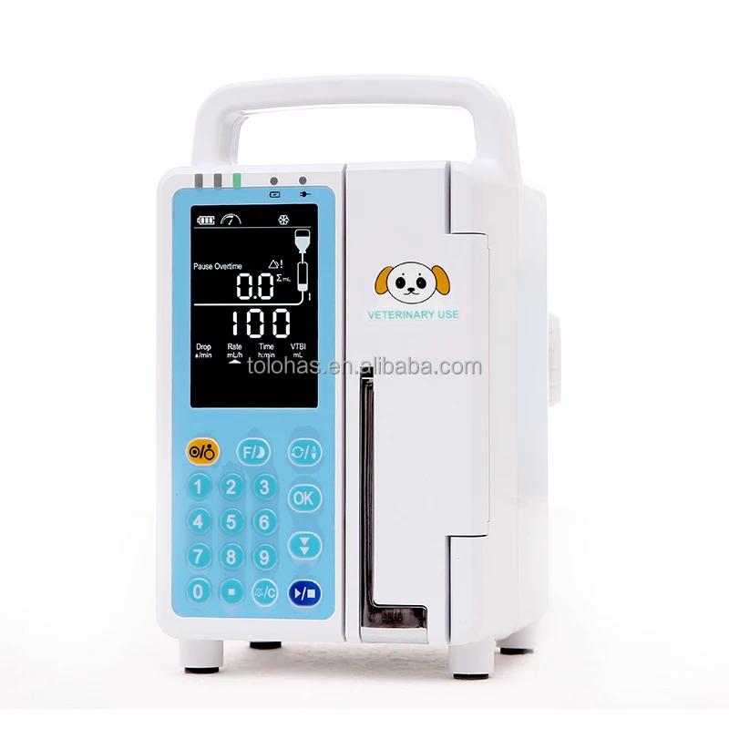 LHWIPA112V Electric Infusion Pump Price Medical VET Single Channel ICU Portable Pet