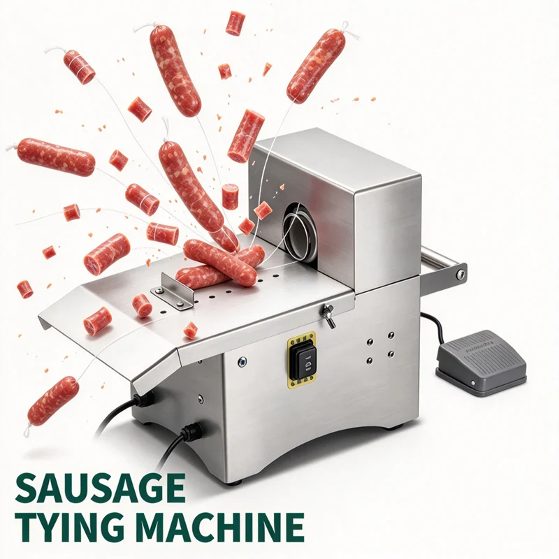 Automatic Electric Sausage Twisting Machine Sausage Knotter Tying Machine Sausage Binding Machine Sausages Linker Machine