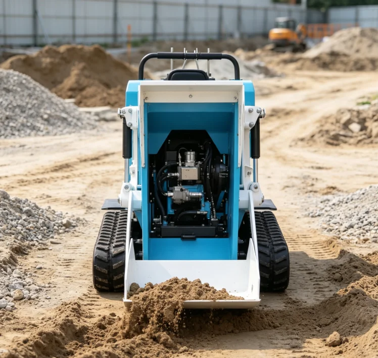 Agricultural All Terrain Mini Tracked Dumper with Scissors Lift Electric Start Crawler Mountainous Climbing