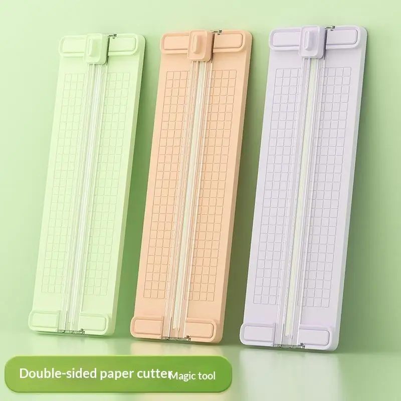 1Pc 4 In 1 Two-Way Paper Cutter Manual Office Paper Cutter Send 4 Cutter Heads Design For Schools Offices And Homes