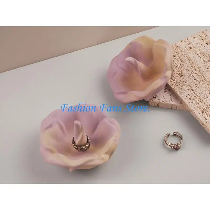  Rose Flower Silicone Mold for Creating Jewelry Dish Versatile Epoxy Resin Ring Holder Mould Jewelry Designers Supplies