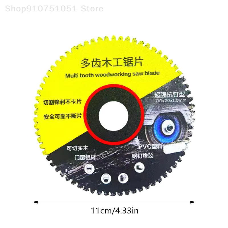 Wood Cutting Disc Ultra-thin Circular Saw Blade Angle Grinder Cutting Wheel Woodworking Saw Blade Woodworking Tools