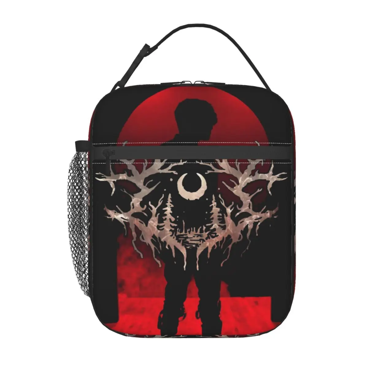 

Custom Shores Band Death Metal Lornas Insulated Lunch Bag for Thermal Cooler Bento Box Kids School Children Portable Tote Bags