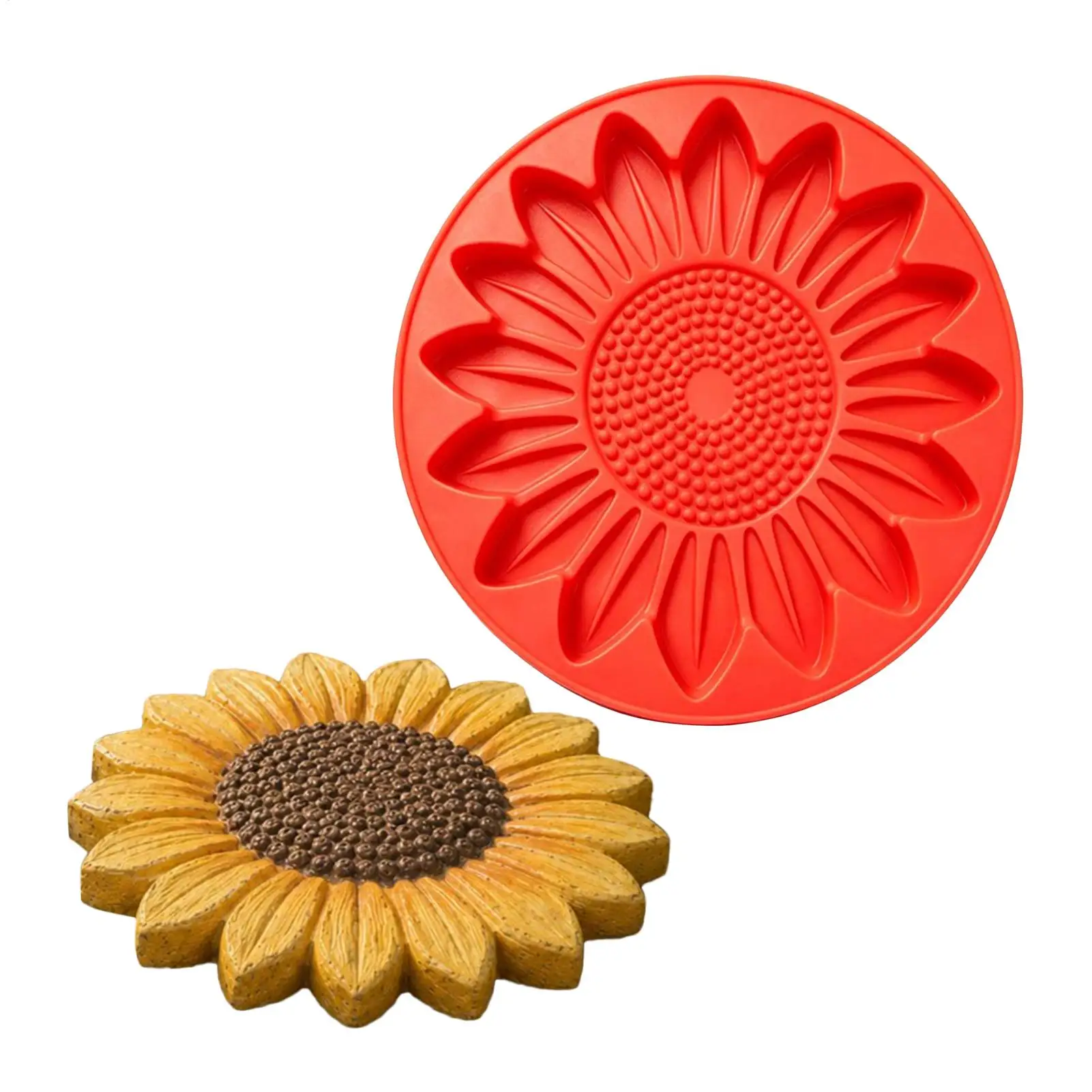 DIY Path Maker Paver Molds Sunflower Stone Brick Concrete Mold Cement Walk Garden Path Paving Paver Reusable Patio Mold Maker