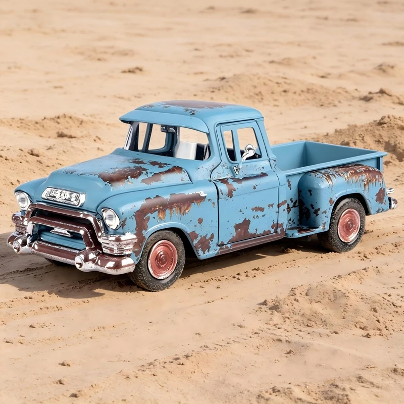 1-24-シミュレーション-1955-ジェネラル-ブルーダイヤモンド-ピックアップ-合金車モデル-オーナメントコレクション-静的装飾-ギフト-輸送車両