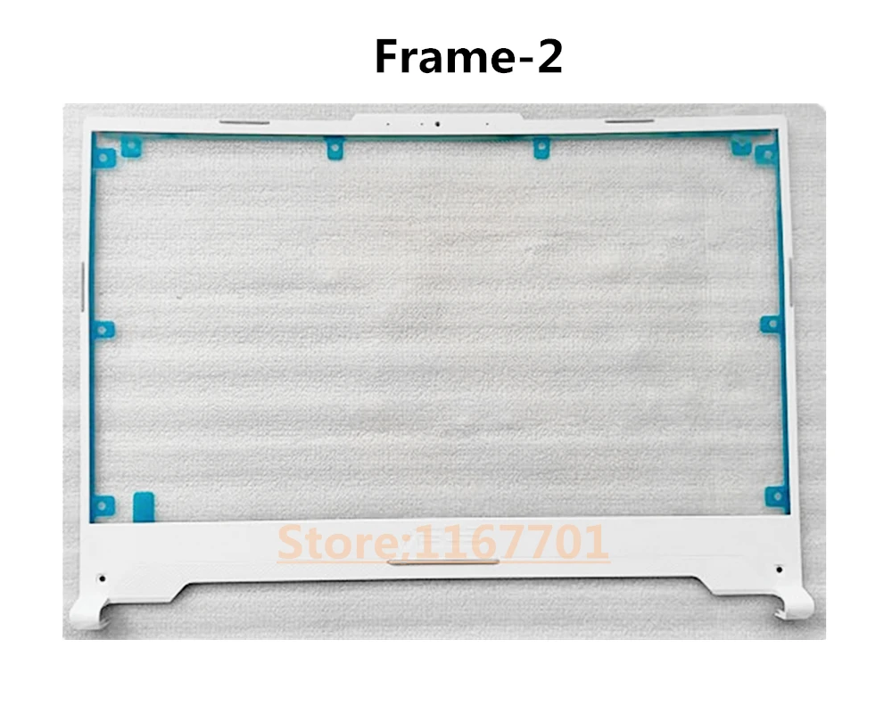 New Laptop/Notebook Top/Back Frame Upper Bottom Case/Cover/Shell For Asus TUF A15 Gaming 3 FA507 FX507 ZC ZM 10th White/Black
