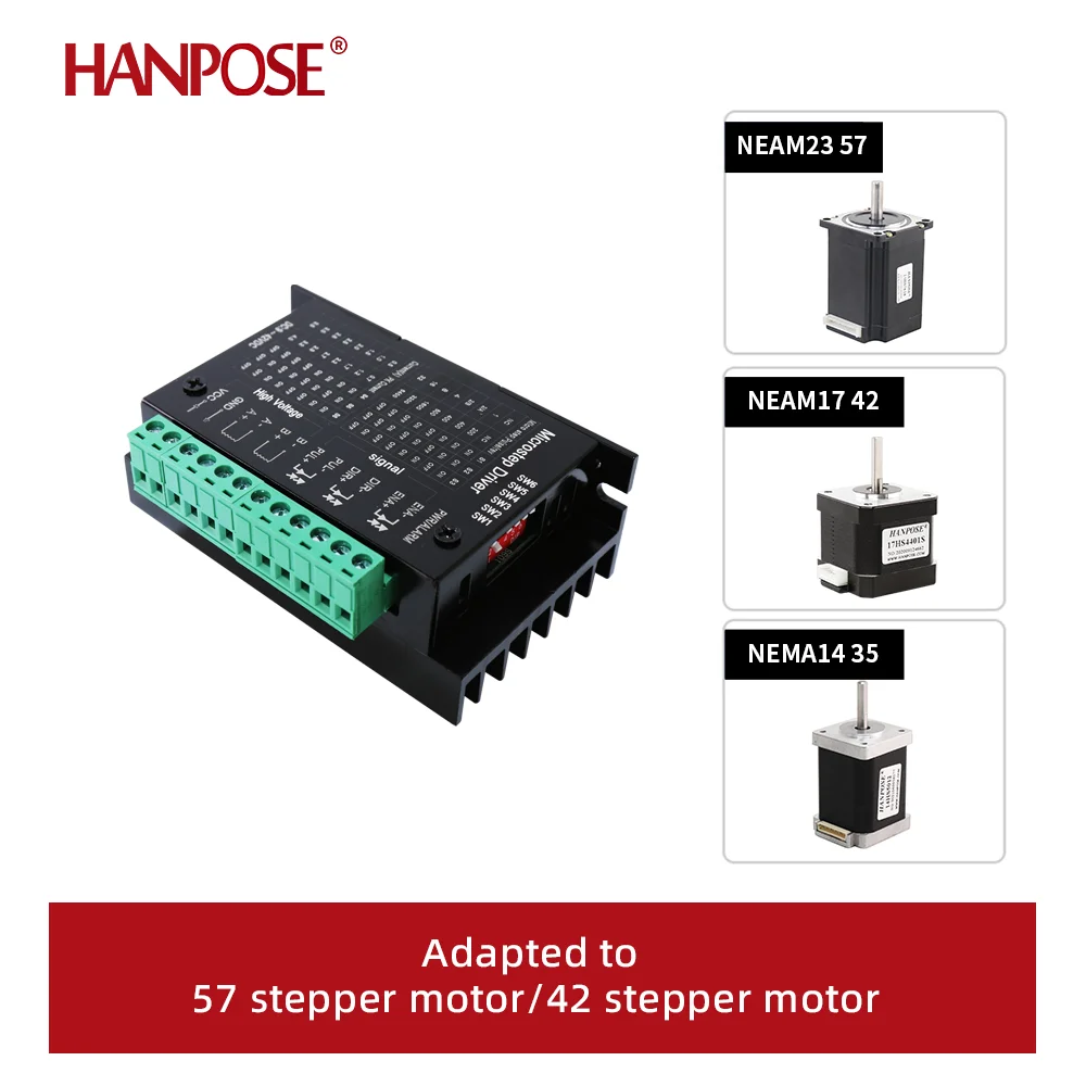 Imagem -06 - Stepper Motor Driver para Máquina de Gravura Stepping Motor Cnc Tb6600 Upgrade S109aftg Nema17 4a Dc942v Pcs