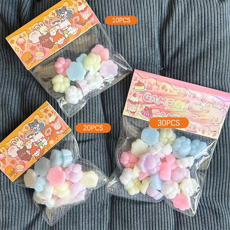 10/20/30pcs Mini Massaal Poot Stress Decompressie Speelgoed Knijpen Squeeze Kat Poot Nieuwe Fidget speelgoed Gift