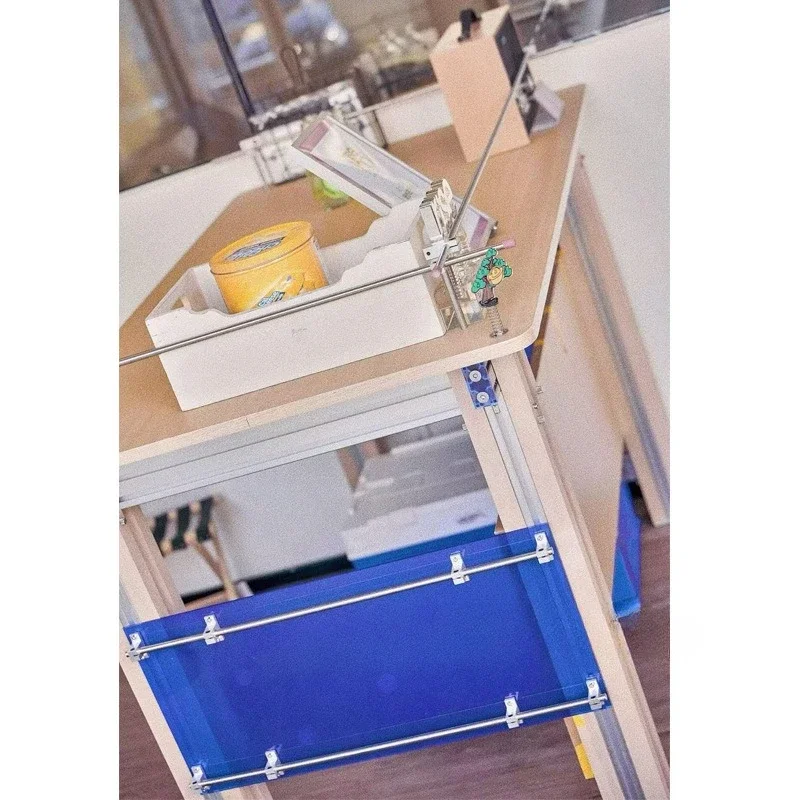 Birch ocean plate aluminum profile computer desk, simple and modern desk