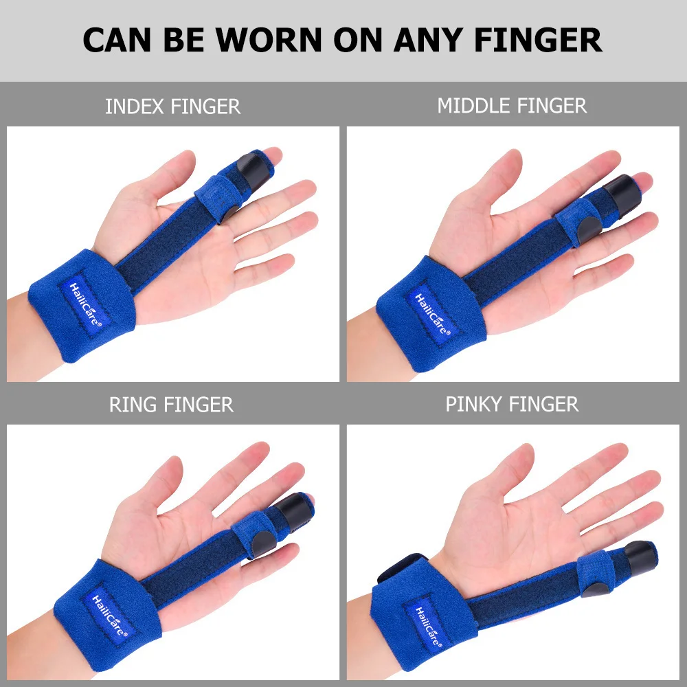 Splint Tendon Sheath Protector Finger Splint Brace Adjustable Detachable Protective Finger Gloves