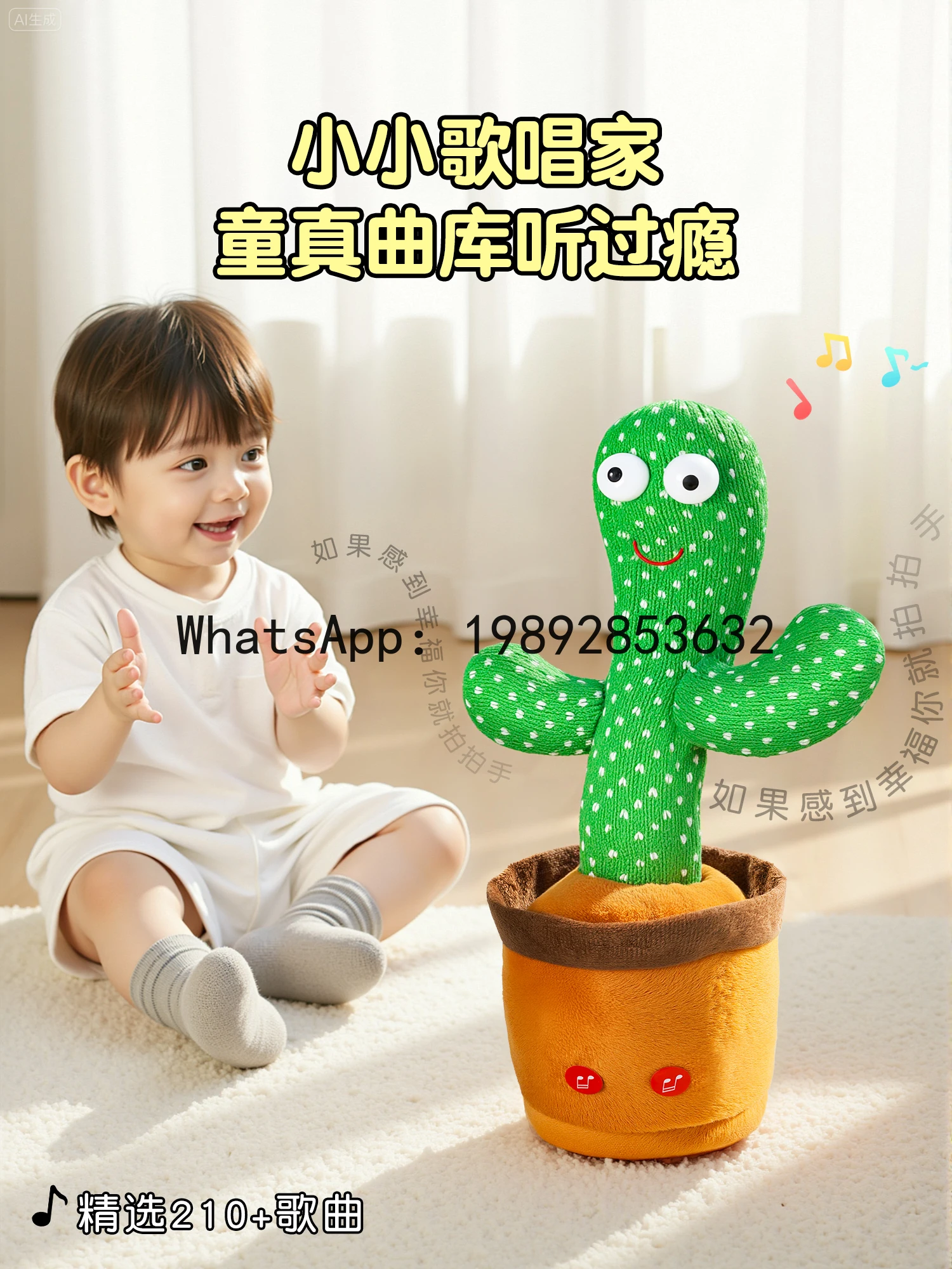 ของเล่นกระบองเพชรเต้นรำ, ดอกไม้พูดได้สำหรับเด็กทารก, ตุ๊กตาบันทึกเสียงที่ซ้ำได้