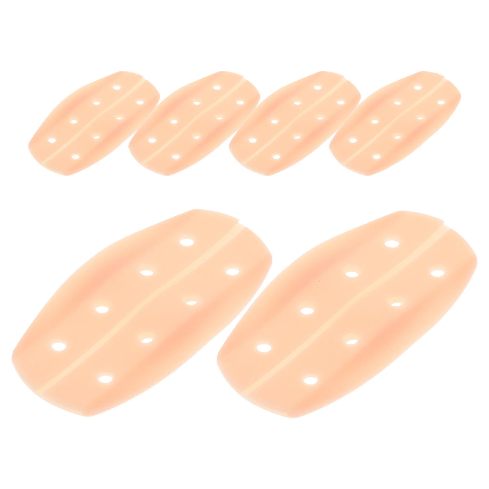 6 Pcs Breast Tape Silicone Shoulder Pads Anti Slip for Straps Soft Cushions Non-slip Mat Beige Pregnant Woman