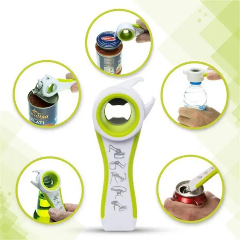 

Bottle Opener Five-in-one Plastic Multi-purpose Can Opener Creative Bottle Opener Beer Starter Multifunctional Household Opener