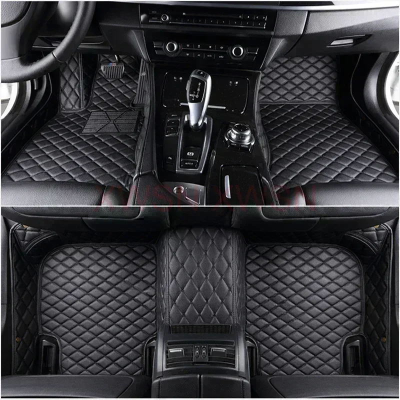 Custom 3D Full Coverage Car Floor Mats for Fiat 500 500X 2011-2012 Year Interior Details Auto Accessories