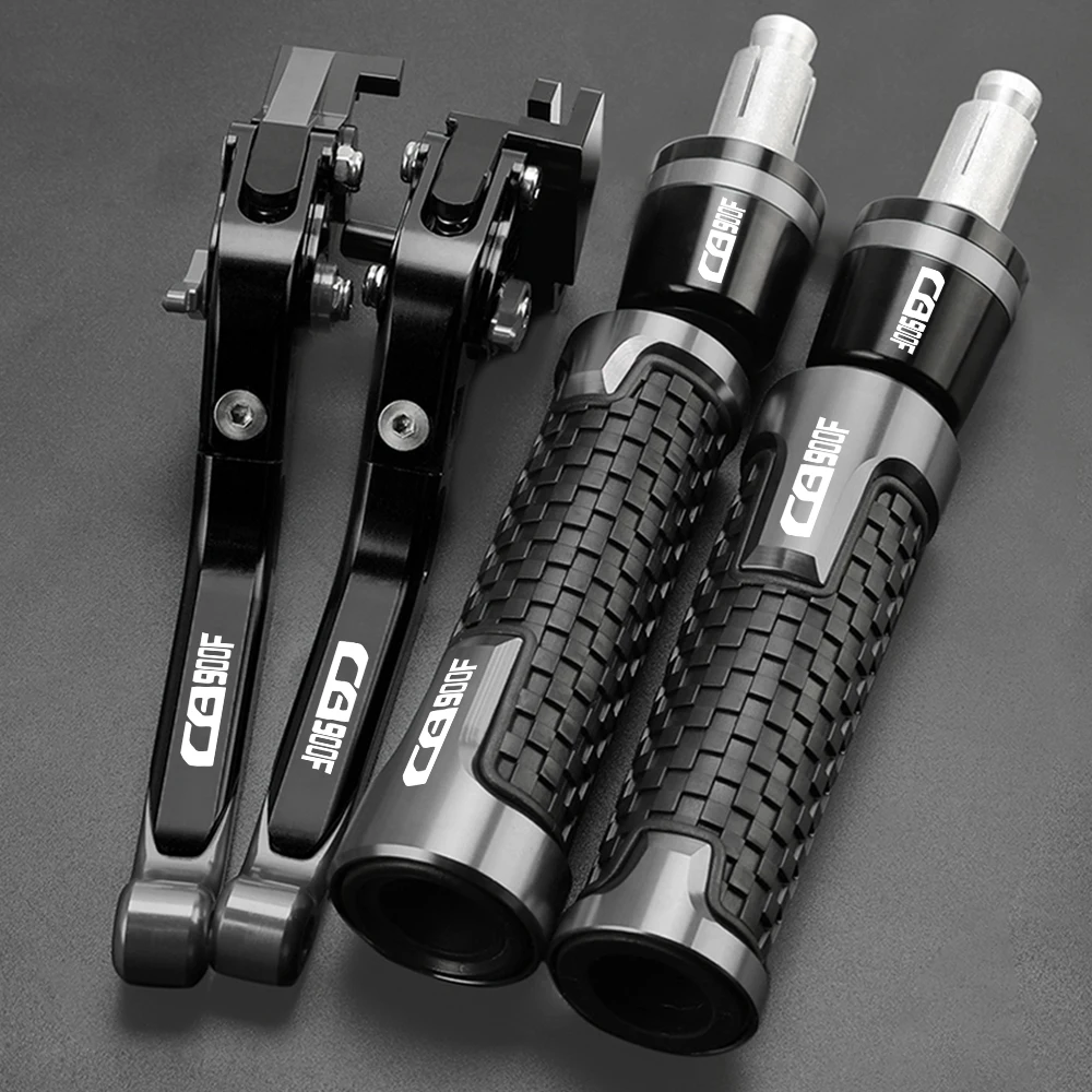 CB900 F Motorcycle Adjustable Brake Clutch Levers Hand Grips Handlebar CNC For Honda CB900F CB 900 F Hornet 2001-2008 2002 2003