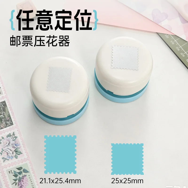 New Stamp shape Craft Punch Embossing Machine Round Hole Punch Toothed Puncher Embosser