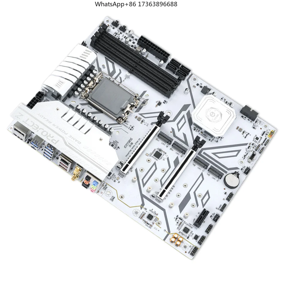 

ERYING Z690 ATX Motherboard DDR5 Wi-Fi 5 AC9560 LGA1700 ARGB 128GB Four 14th/13th/12th CPU M.2 PCIEX16 4.0 SATA Desktop