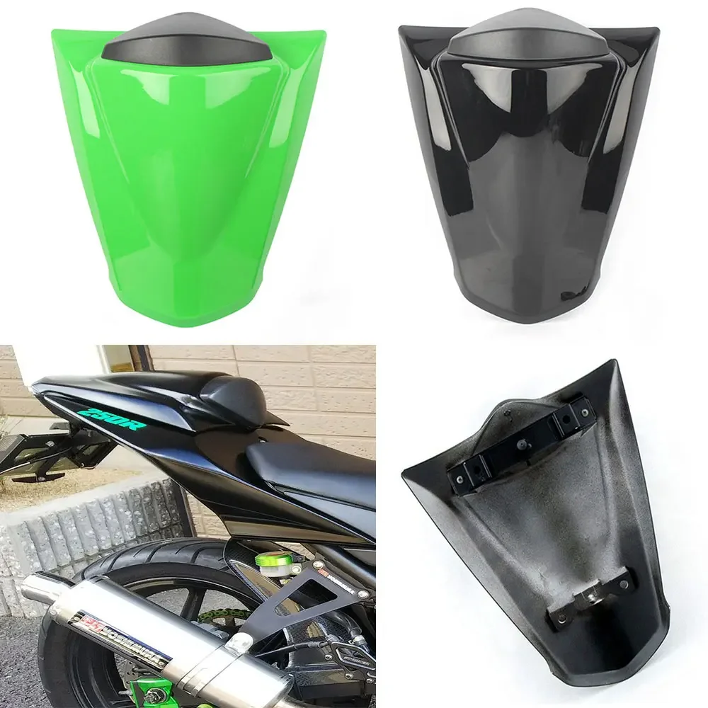 

For Kawasaki Ninja 250R ZX250R 2008-2010 2011 2012 Motorcycle Pillion Rear Passenger Seat Cowl Cover EX250 ZX 250 R Green Black