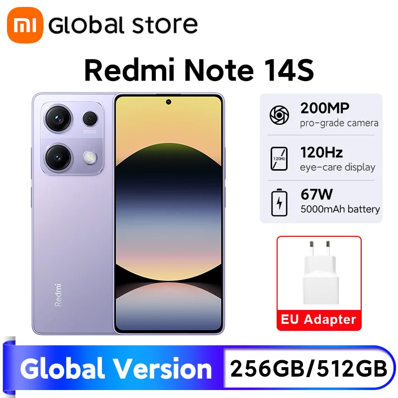 Глобальная версия смартфона Xiaomi Redmi Note 14S