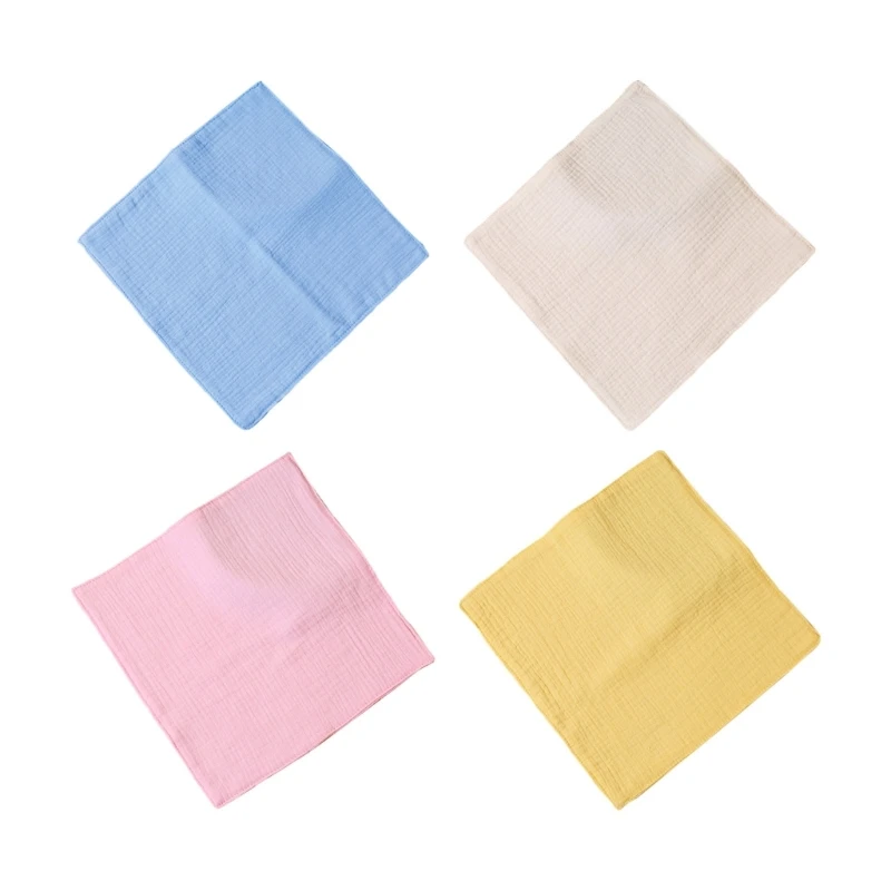 New Baby Washcloth Square Babies Face Towel Newborn Bibs for Girls & Boys 20/30cm Burp Cloths Soft Absorbent Baby Wash Cloth