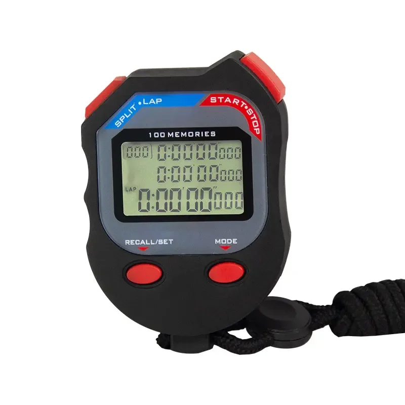 

YYHC-Professional 100-turn recall digital sports stopwatch countdown waterproof 0.001 second timer stop