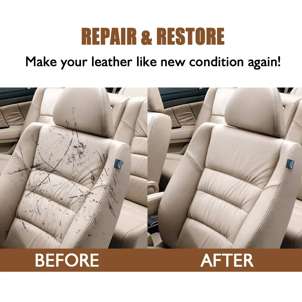 Advanced Leather Repair Gel Repairs Burns Holes Gouges for Leather Surface