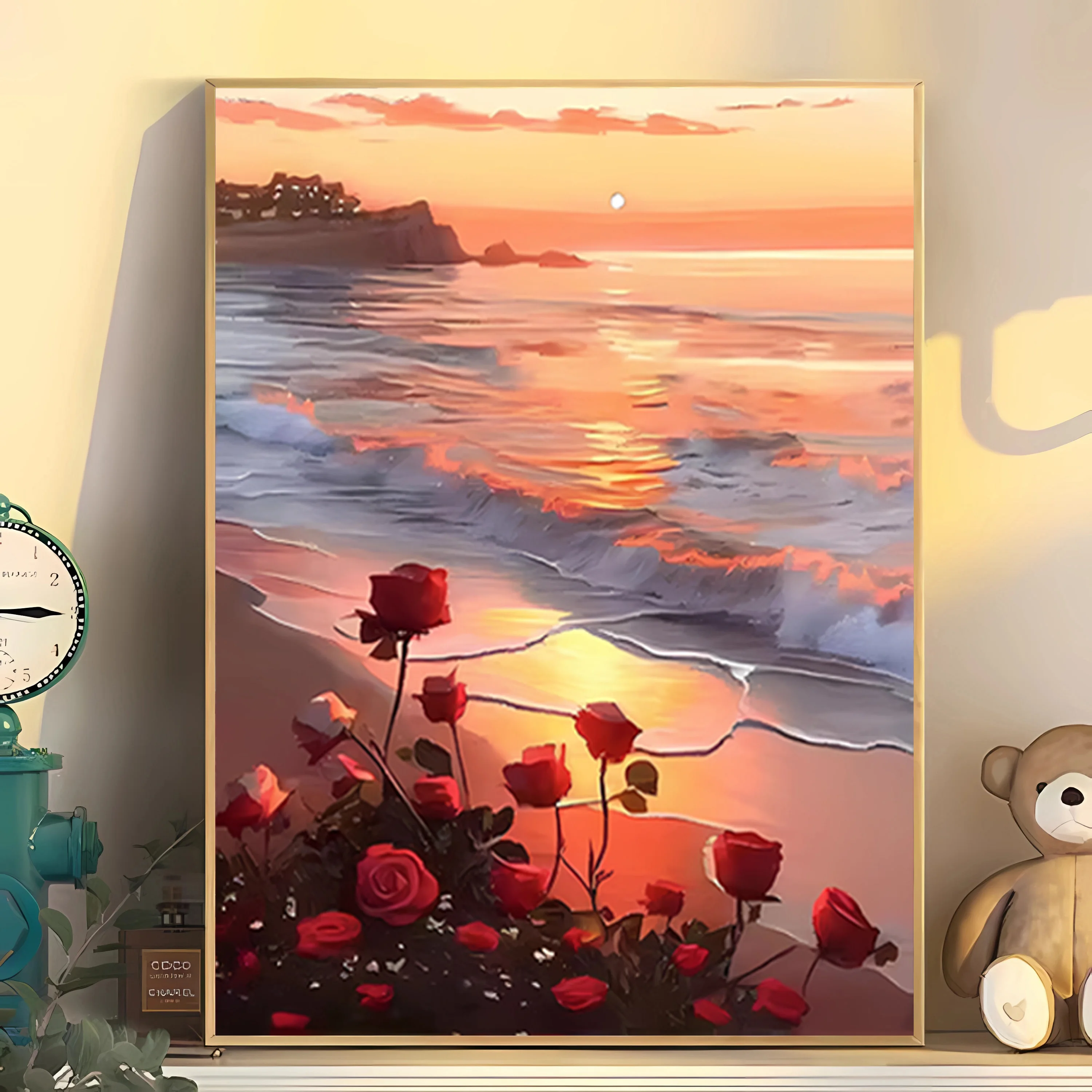 

5412561 Digital oil painting living room decorative painting sofa background wall hanging painting