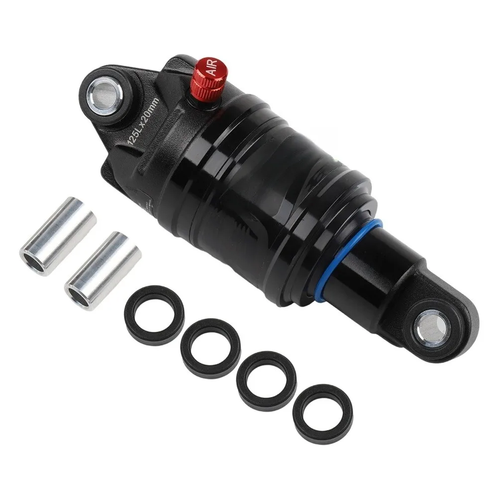 

Adjustable Air Rear Shock 125-190mm Aluminum Alloy Suspension Absorber For Mountain Bike Damping Shock Replacement Cycling Parts