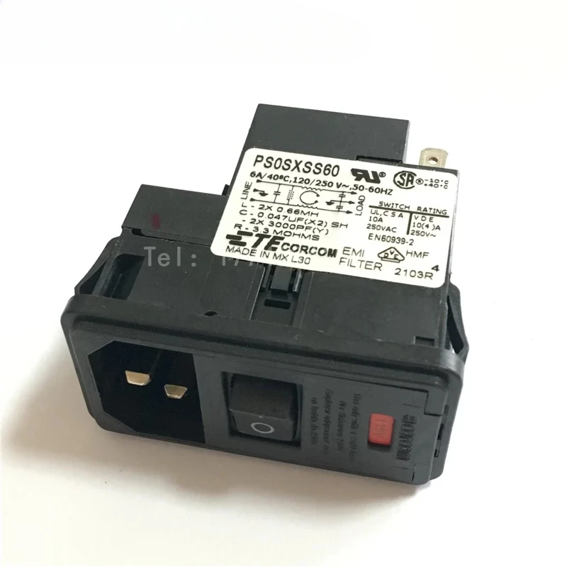 

PS0SXSS60 | 2-6609107-0 Filter fuse switch socket