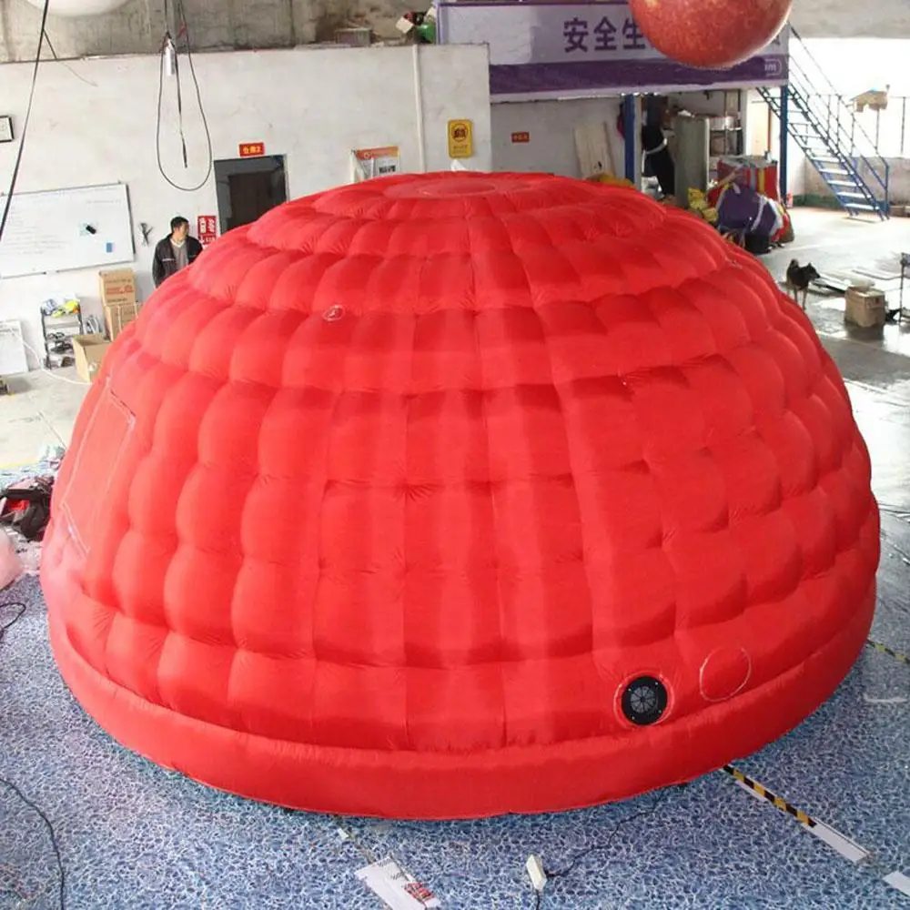 5m Small Inflatable Dome Tent Igloo Circus Marquee With Printing For Promotional From China