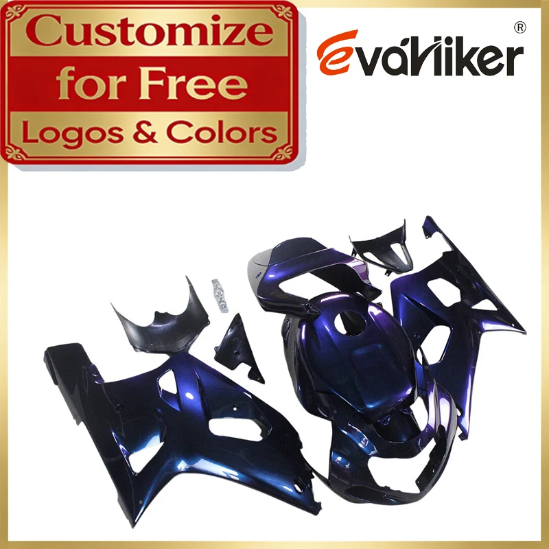 ABS Plastic Motorcycle Fairing Kit For Suzuki GSXR600 2001 2002 2003 GSXR750 01 02 03 Injection Molded Bodywork Custom Pattern