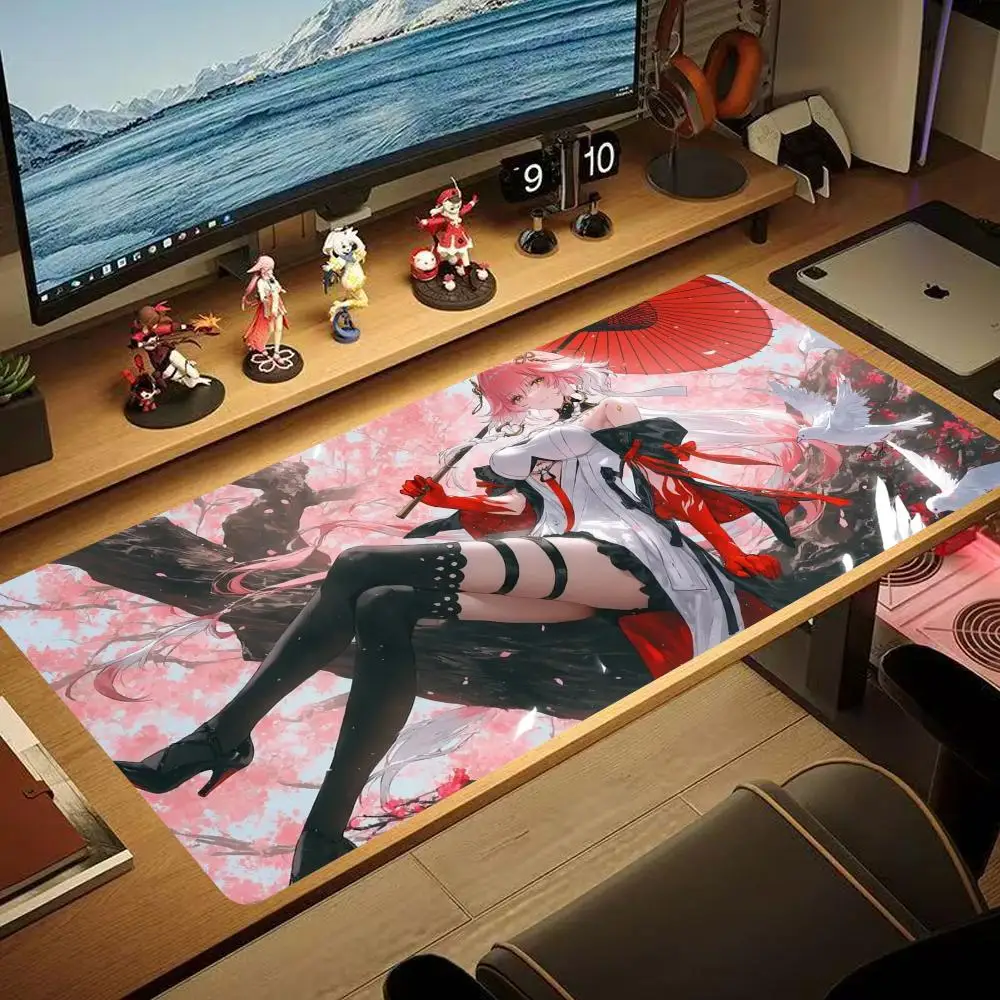 

Game Roaring Waves Mouse Pad 90x40CM non-slip Gaming Mousepad Gamer E-Sports Mouse Mat Game Mechanical Keyboard XXL Desk Mat