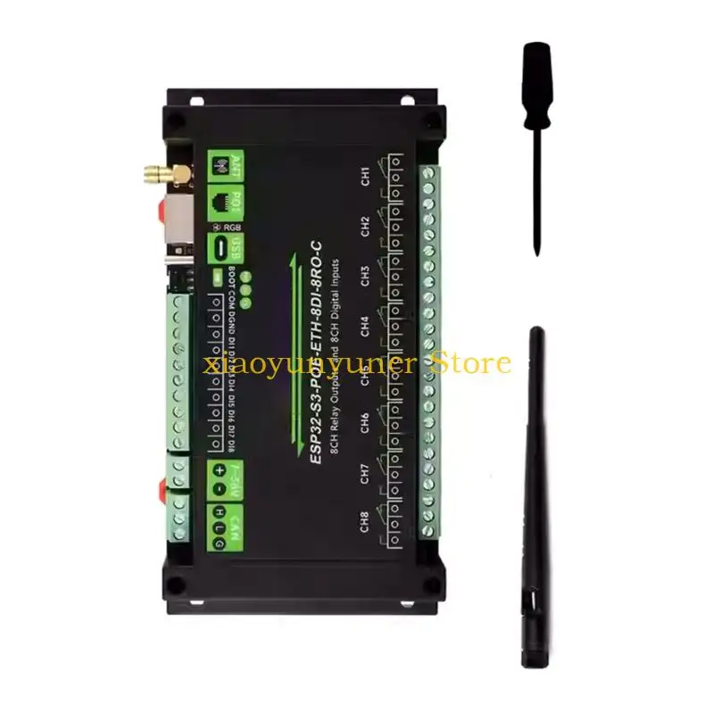 P9JB Modul Ethernet 8 Arah Industri Penggantian RS485 Komunikasi Ethernet