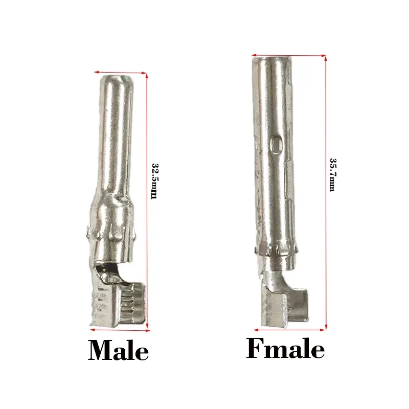 10/50/100 Pairs 1000V30A Solar Connector male and female inside metal core use for solar cable connection solar connector pins