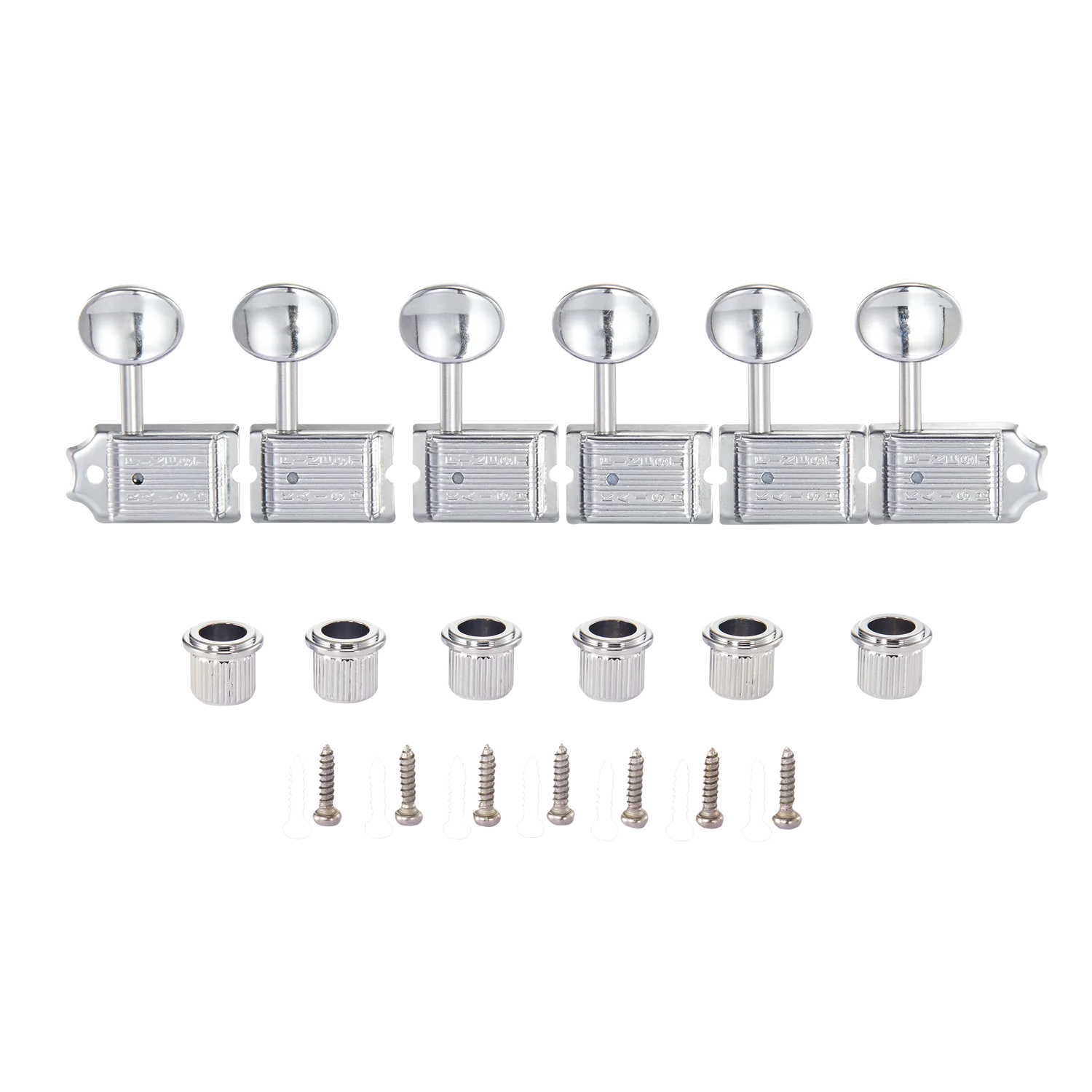 KAISH Vintage Guitar Tuning Keys Guitar Tuners Machine Heads for ST TL Ivory /Nickel/Chrome/Black/ Gold