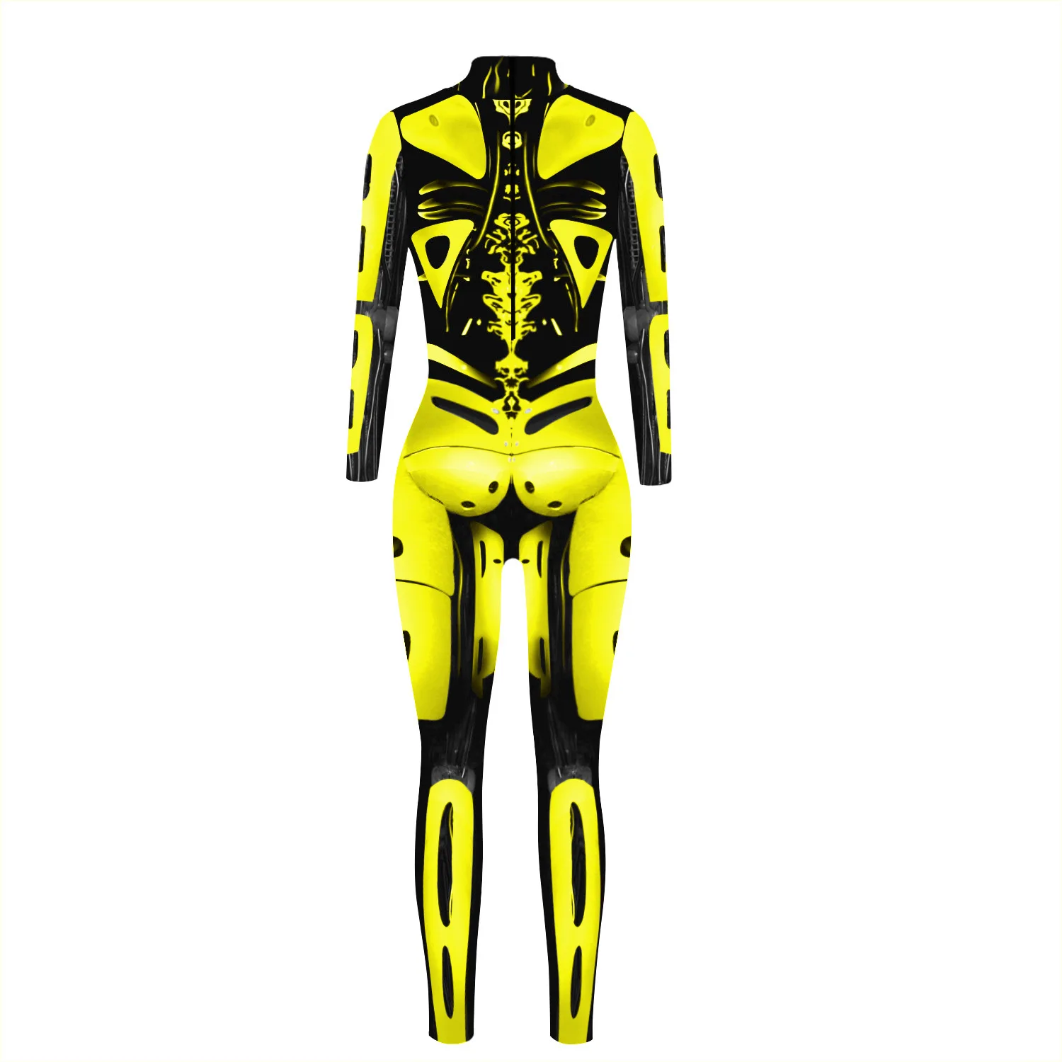 Roboter-Punk-Jumpsuit Catsuit Sexy Damen Cosplay Kostüme Zentai Karneval Halloween Bühnenauftritt Aerial Yoga Bodysuit 2026 – Detail 25