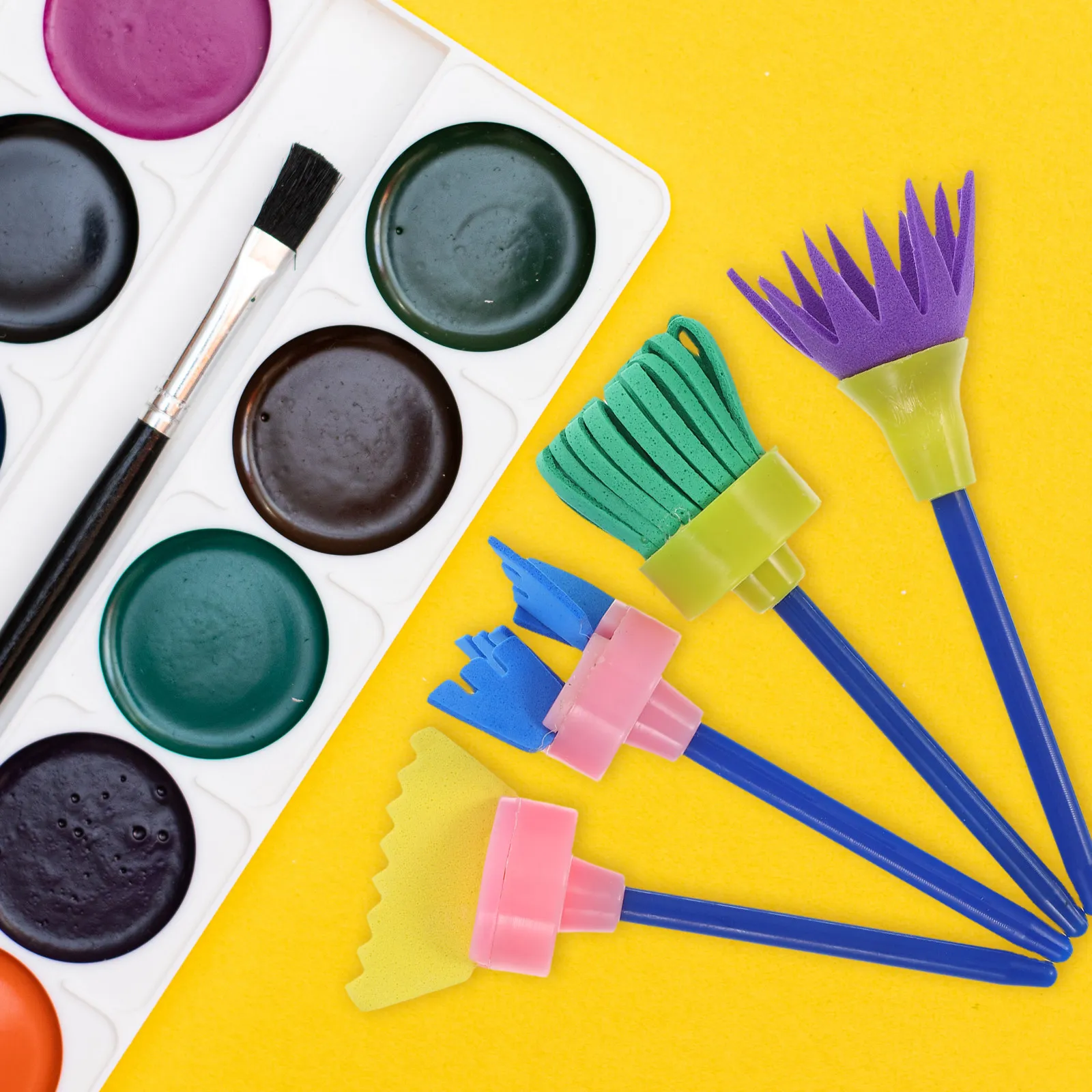 Set di 4 Pennelli in Spugna pe - Art Craft Doodle recensione e prezzo
