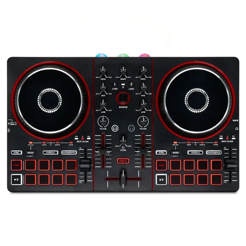 For Beginner DJ Student Entry-level, Two-way DJ Controller Player