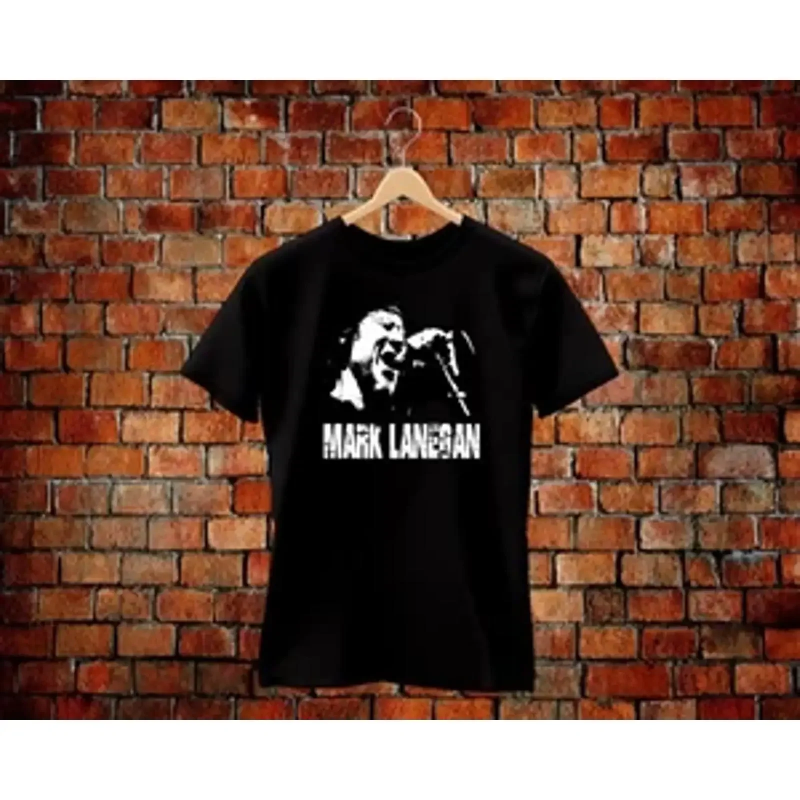 Mark Lanegan T shirt vintage Washed fashion Comfortable Soft streetwear designer clothes Stretched Top For Everyday Wear