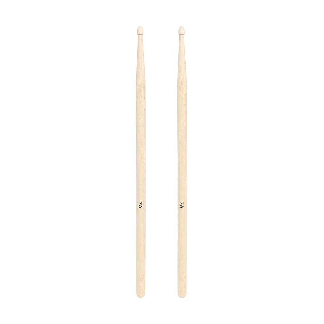 12 Pairs of 7A Drum Sticks Maple Wood Drumsticks Suitable for Drum Racks Professional Percussion Musical Instrument Accessories