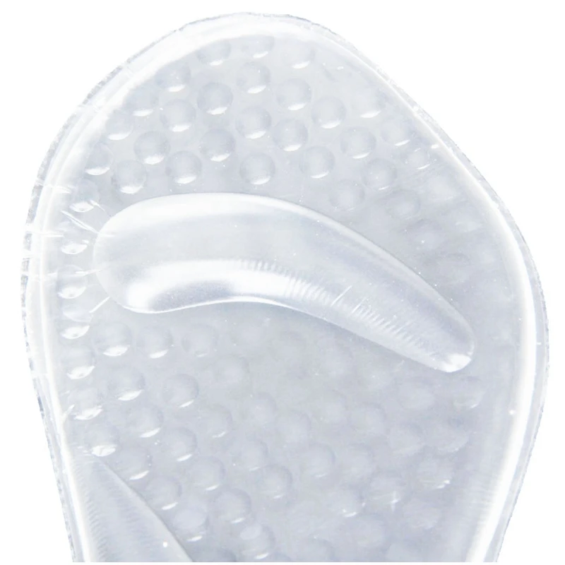 10 Pair Transparent Gel Insoles With Forefoot Arch Support Foot Fatigue/ Dtress/ Pain/ Massage