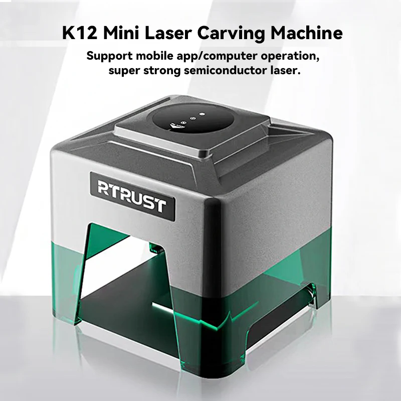 Small Laser Engraving Machine ConvenientMobile Phone Operation Fully Automatic Engraving For Stainless Steel Wood Plastic etc