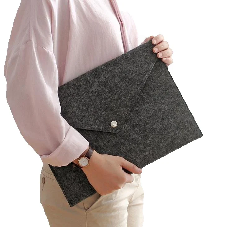 Pasta de botão durável, materiais de arquivamento, arquivo de feltro a4, bolso, arquivamento criativo, portátil, artigos de escritório, escola, atacado